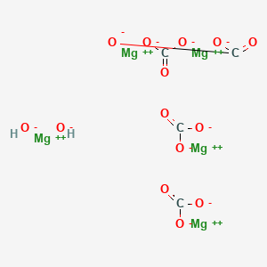 molecular formula C4H2Mg5O14 B13108787 Magnesium tetrakis(carbonate) dihydroxide 