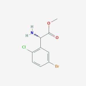 Methyl(s)-2-amino-2-(5-bromo-2-chlorophenyl)acetatehydrochloride