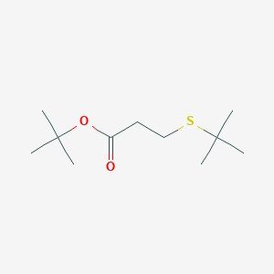 Tert-butyl 3-(tert-butylsulfanyl)propanoate