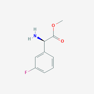 Methyl (R)-2-amino-2-(3-fluorophenyl)acetate