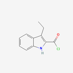 3-Ethyl-1H-indole-2-carbonyl chloride