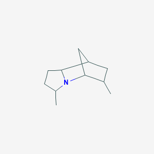 molecular formula C11H19N B13108904 3,6-Dimethyloctahydro-5,8-methanoindolizine 