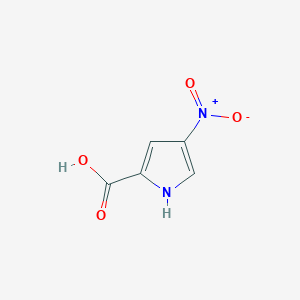 molecular formula C5H4N2O4 B1310894 4-nitro-1H-pyrrole-2-carboxylic Acid CAS No. 5930-93-8