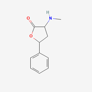 3-(Methylamino)-5-phenyldihydrofuran-2(3H)-one