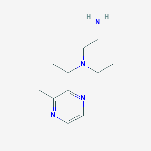 N1-Ethyl-N1-(1-(3-methylpyrazin-2-yl)ethyl)ethane-1,2-diamine