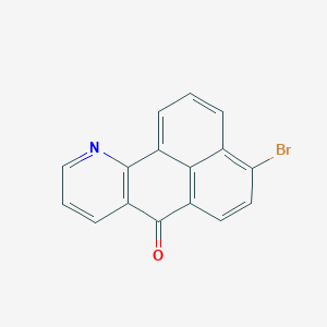 molecular formula C16H8BrNO B13109038 4-Bromo-7H-naphtho[1,8-gh]quinolin-7-one 