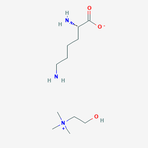 2-Hydroxy-N,N,N-trimethylethanaminium (S)-2,6-diaminohexanoate