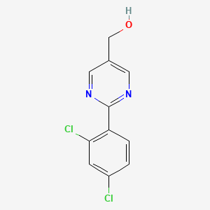 2-(2,4-Dichlorophenyl)pyrimidine-5-methanol