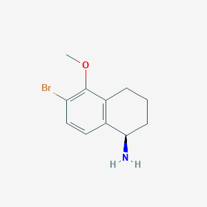 (R)-6-bromo-5-methoxy-1,2,3,4-tetrahydronaphthalen-1-amine hydrochloride