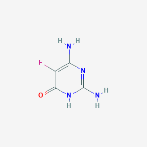 2,6-Diamino-5-fluoropyrimidin-4(1H)-one