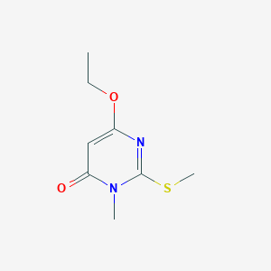 6-Ethoxy-3-methyl-2-(methylthio)pyrimidin-4(3H)-one