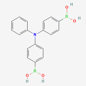 ((Phenylazanediyl)bis(4,1-phenylene))diboronic acid