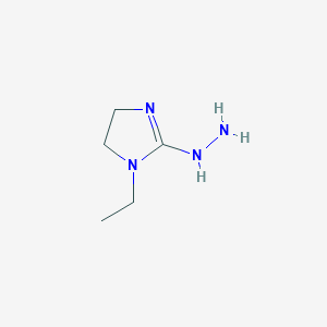 1-Ethyl-2-hydrazinyl-4,5-dihydro-1H-imidazole