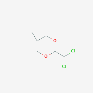 molecular formula C7H12Cl2O2 B13109277 2-(Dichloromethyl)-5,5-dimethyl-1,3-dioxane 