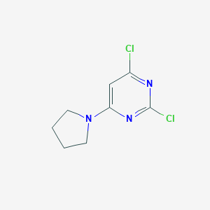 molecular formula C8H9Cl2N3 B131093 2,4-Dichloro-6-(pyrrolidin-1-yl)pyrimidine CAS No. 154117-92-7