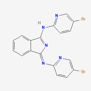 N-(5-bromopyridin-2-yl)-3-(5-bromopyridin-2-yl)iminoisoindol-1-amine