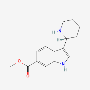 methyl 3-[(2R)-piperidin-2-yl]-1H-indole-6-carboxylate