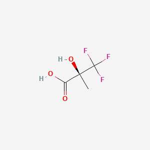 molecular formula C4H5F3O3 B1310935 (S)-3,3,3-三氟-2-羟基-2-甲基丙酸 CAS No. 24435-45-8