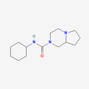 N-Cyclohexylhexahydropyrrolo[1,2-a]pyrazine-2(1H)-carboxamide