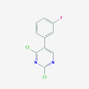 2,4-Dichloro-5-(3-fluorophenyl)pyrimidine