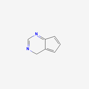 molecular formula C7H6N2 B13109391 4H-Cyclopenta[d]pyrimidine CAS No. 270-96-2