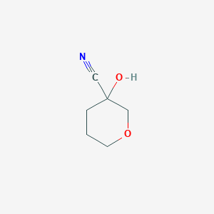 3-Hydroxyoxane-3-carbonitrile