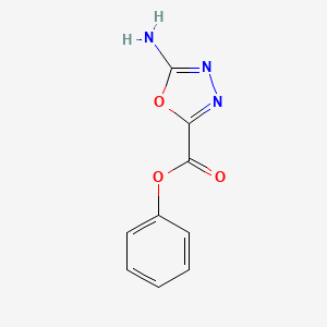 Phenyl 5-amino-1,3,4-oxadiazole-2-carboxylate