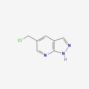 5-(chloromethyl)-1H-pyrazolo[3,4-b]pyridine