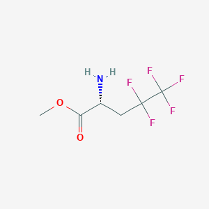 Methyl(R)-2-amino-4,4,5,5,5-pentafluoropentanoate