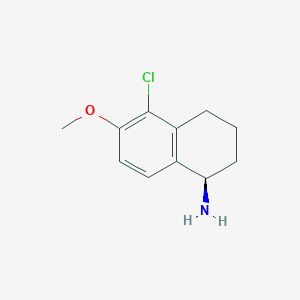 (R)-5-chloro-6-methoxy-1,2,3,4-tetrahydronaphthalen-1-amine hydrochloride