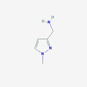 molecular formula C5H9N3 B1310945 (1-甲基-1H-吡唑-3-基)甲胺 CAS No. 612511-81-6
