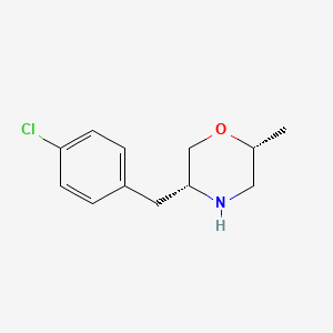 (2R,5R)-5-(4-Chlorobenzyl)-2-methylmorpholine