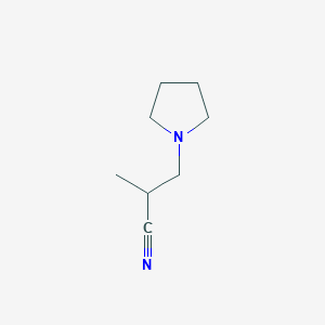 2-Methyl-3-(pyrrolidin-1-yl)propanenitrile