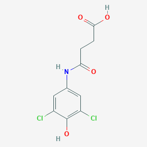 molecular formula C10H9Cl2NO4 B131095 N-(3,5-Dichloro-4-hydroxyphenyl)succinamic acid CAS No. 141890-86-0