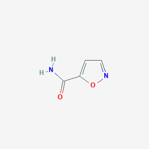 molecular formula C4H4N2O2 B1310951 Isoxazole-5-carboxamide CAS No. 89032-77-9