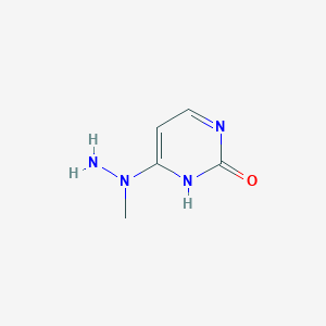 6-(1-Methylhydrazinyl)pyrimidin-2(1H)-one