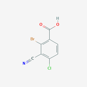 2-Bromo-4-chloro-3-cyanobenzoic acid