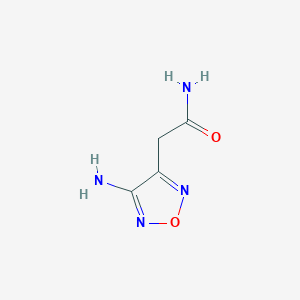 2-(4-Amino-1,2,5-oxadiazol-3-yl)acetamide