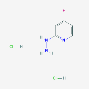 4-Fluoro-2-hydrazinylpyridine dihydrochloride