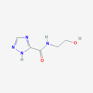 N-(2-hydroxyethyl)-1H-1,2,4-triazole-5-carboxamide