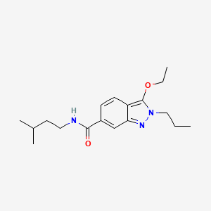 3-Ethoxy-N-(3-methylbutyl)-2-propyl-2H-indazole-6-carboxamide