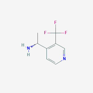 (R)-1-(3-(Trifluoromethyl)pyridin-4-yl)ethan-1-amine