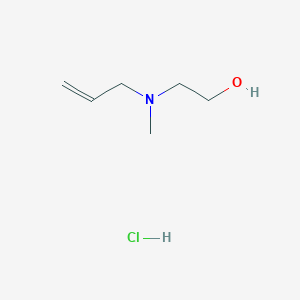 molecular formula C6H14ClNO B13109636 2-(Allyl(methyl)amino)ethan-1-olhydrochloride 