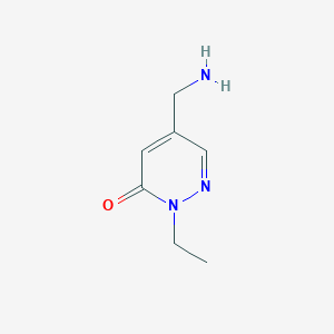 5-(Aminomethyl)-2-ethylpyridazin-3(2H)-one