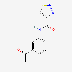 N-(3-acetylphenyl)-1,2,3-thiadiazole-4-carboxamide