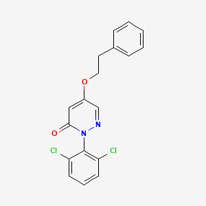 2-(2,6-dichlorophenyl)-5-phenethoxypyridazin-3(2H)-one