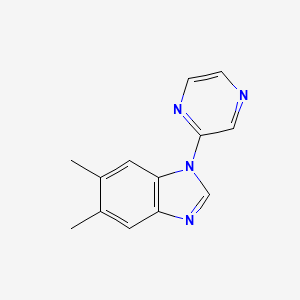 5,6-Dimethyl-1-(pyrazin-2-yl)-1H-benzo[d]imidazole