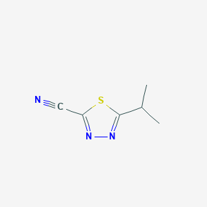 5-Isopropyl-1,3,4-thiadiazole-2-carbonitrile