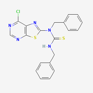 1,3-Dibenzyl-1-(7-chlorothiazolo[5,4-d]pyrimidin-2-yl)thiourea