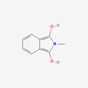 molecular formula C9H9NO2 B13109834 2-Methyl-2H-isoindole-1,3-diol 